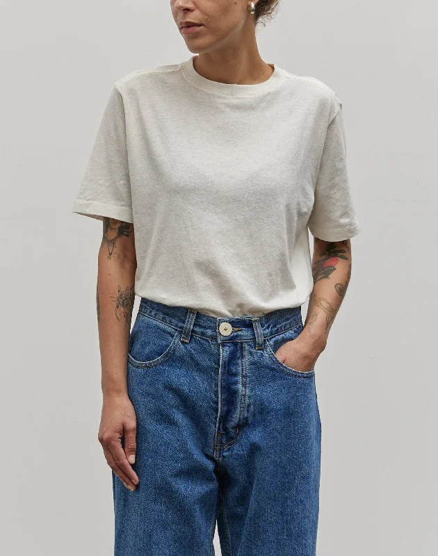 Merz b. Schwanen ALLGOOD! T-Shirt, White Basic T-Shirt Crew Neck Short Sleeve