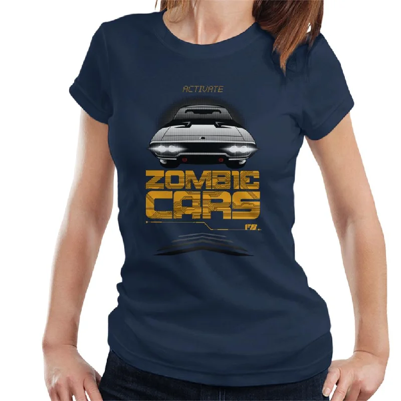 Fast and Furious Activate Zombie Cars Women's T-Shirt Iron Safe Non-Iron Wrinkle Free Fast and Furious Activate Zombie Cars Women's T-Shirt Iron Safe Non-Iron Wrinkle Free