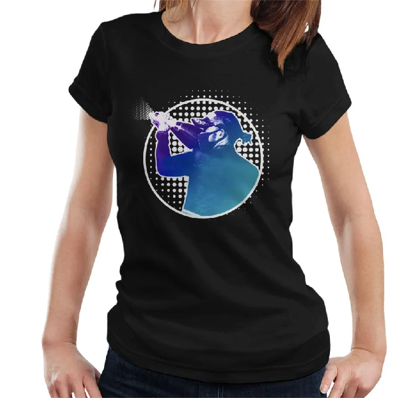 Motorsport Images Lewis Hamilton Champagne Design Women's T-Shirt Cashmere Blend Cotton Blend Poly Blend