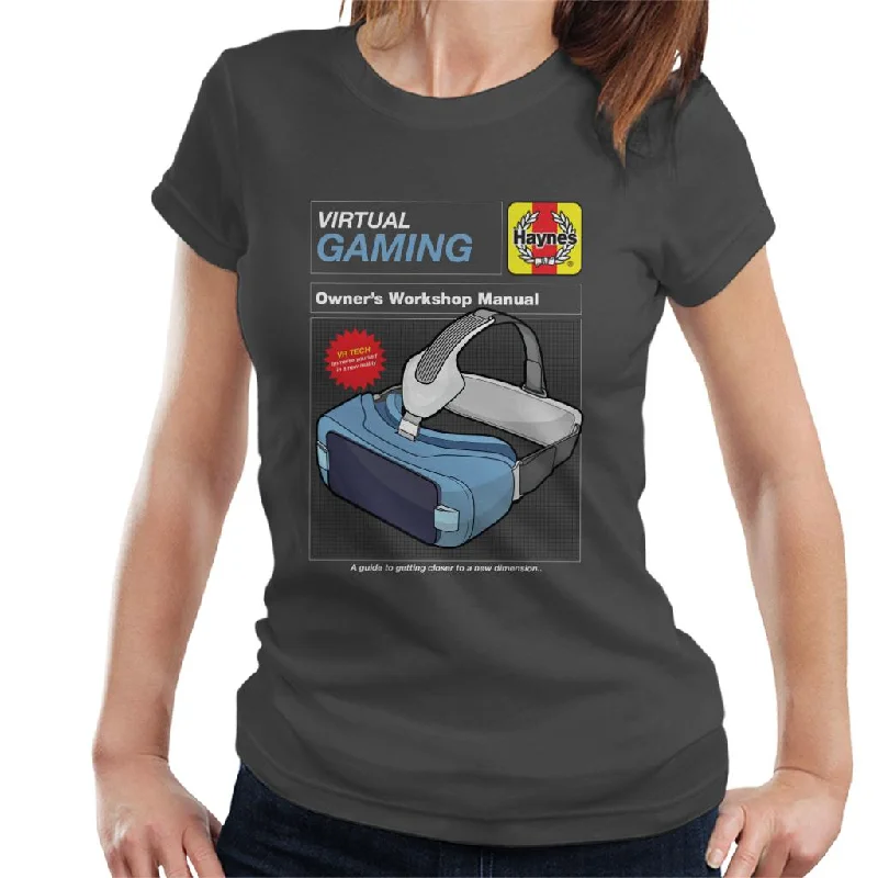 Haynes Virtual Gaming Workshop Manual Women's T-Shirt Fashionable Trendy Casual
