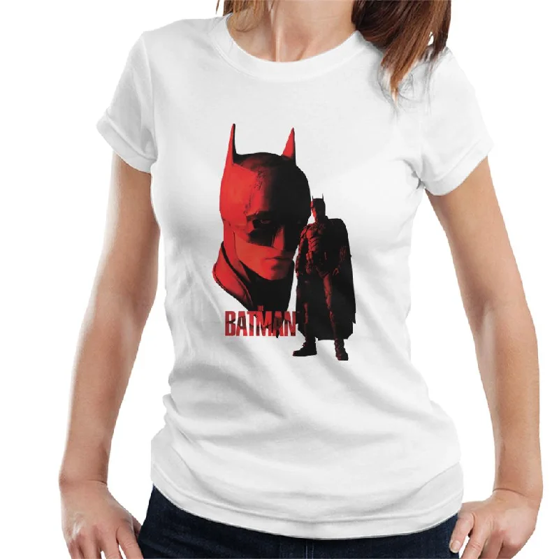 The Batman Batsuit Red Light Women's T-Shirt Cashmere Blend Cotton Blend Poly Blend