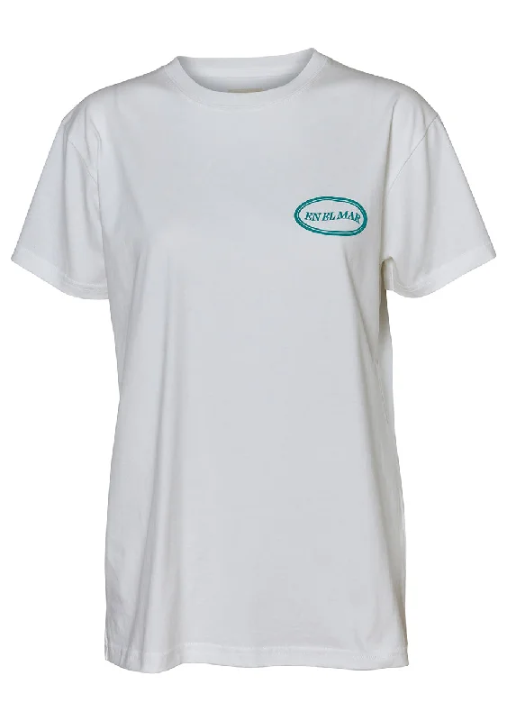 Graphic 2 Ecowhite Green T-shirt Anti-Pilling Machine Wash Handmade