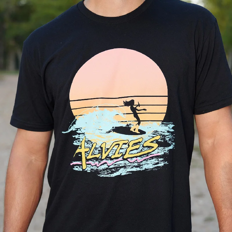 Cowboy Boot Surfer T-Shirt Polka Dot Checkered Tartan