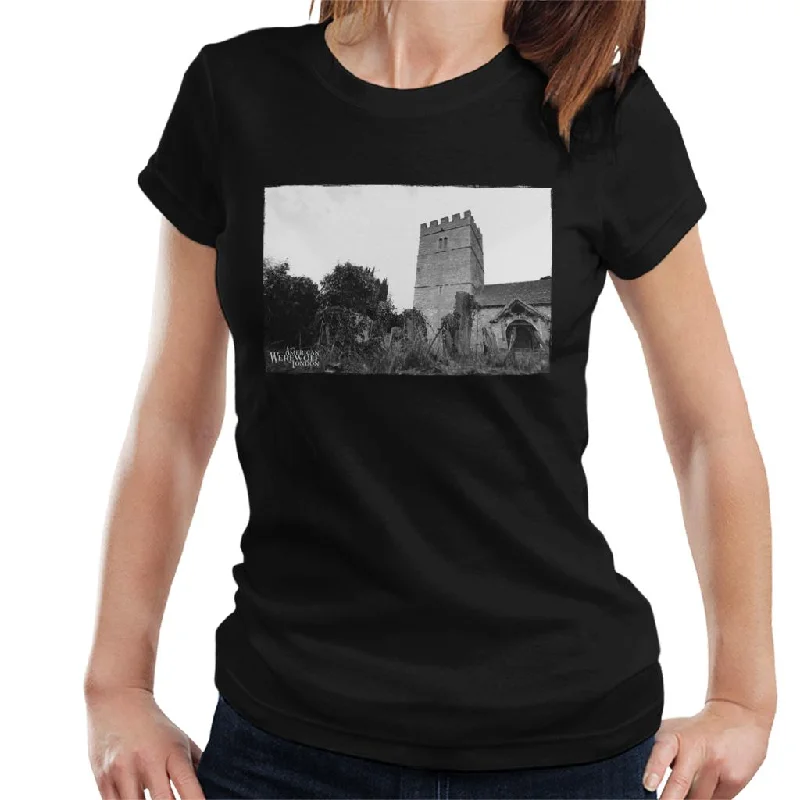 An American Werewolf In London Deserted Location Women's T-Shirt Print Jacquard Patchwork