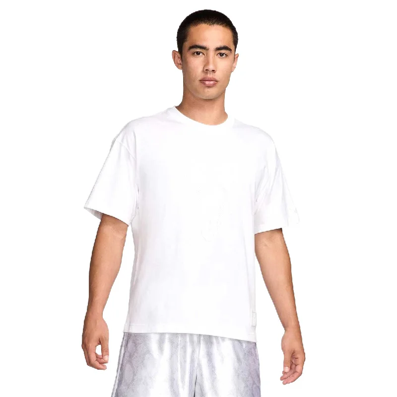Kobe Max 90 Basketball T-Shirt 'White' Mesh Canvas Denim