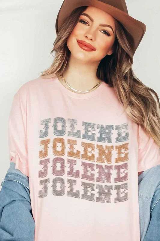 JOLENE WESTERN DOLLY T-SHIRT PLUS SIZE Hooded Caped Shawl Collar