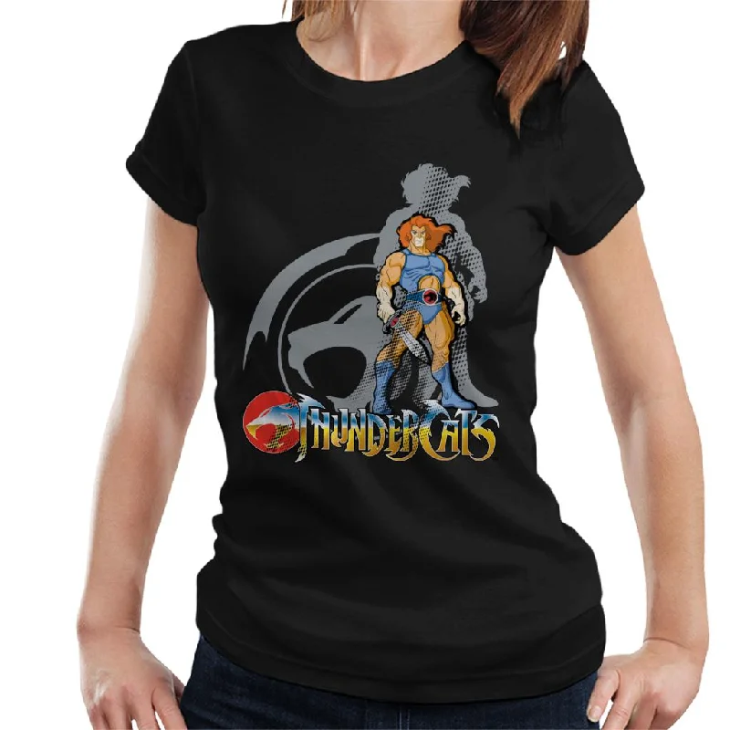 Thundercats Lion O Sword Of Omens Women's T-Shirt Mesh Blend Leather Blend Suede Blend