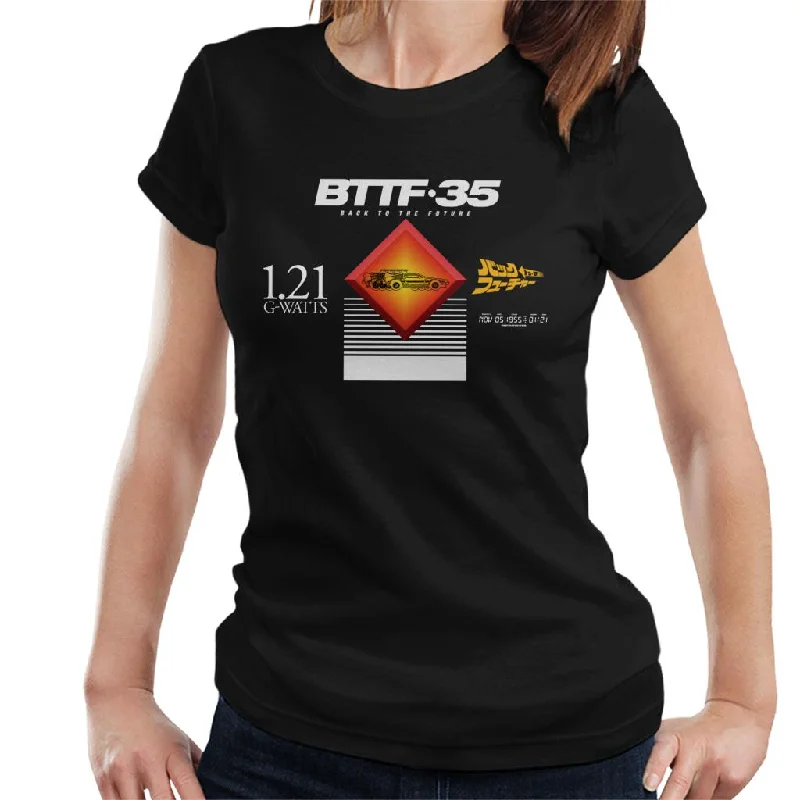 Back to the Future 35th Anniversary Nov 5 1955 Women's T-Shirt Oversized T-Shirt Spandex breathable