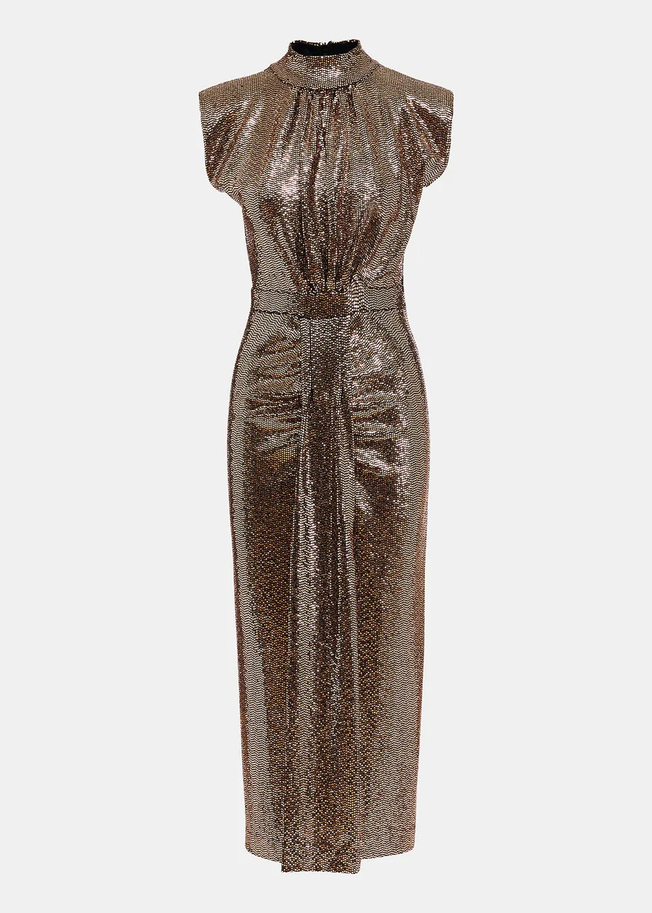 Gonnak Dress - Gold Tunics Travel practical