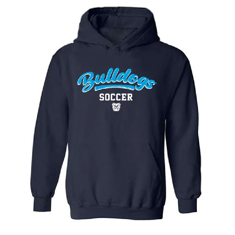 BU - NCAA Women's Soccer : Ceilidh Whynott - Classic Shersey Hooded Sweatshirt Hoodie with Slit Hem Functional Movement