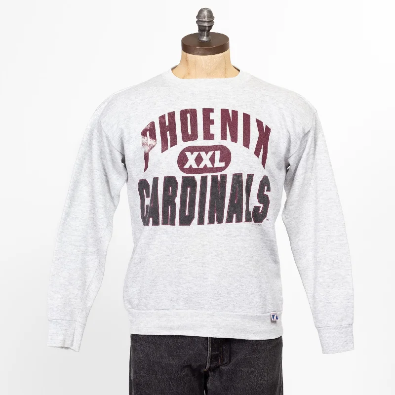 Medium 90s Phoenix Cardinals Sweatshirt Hoodie with High Neck Warm Protective