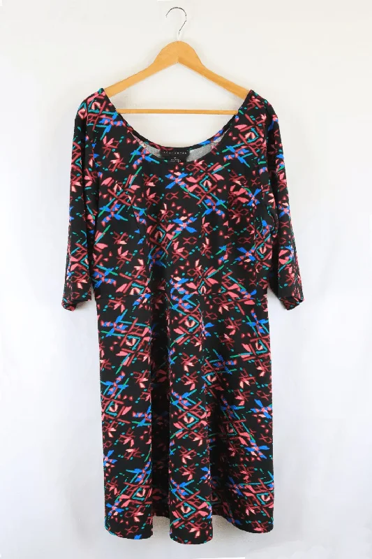 Fox Royal Black And Pink Dress 3XL Tunics Top rated