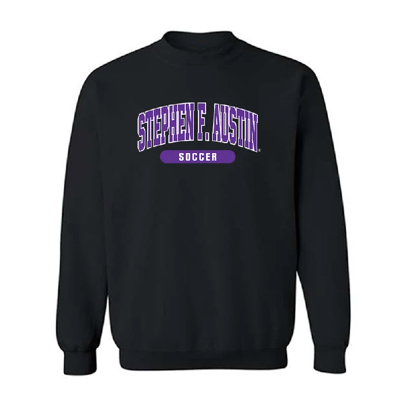 SFA - NCAA Women's Soccer : Ella Morgan - Crewneck Sweatshirt Hoodie with Zipper Versatile Modern