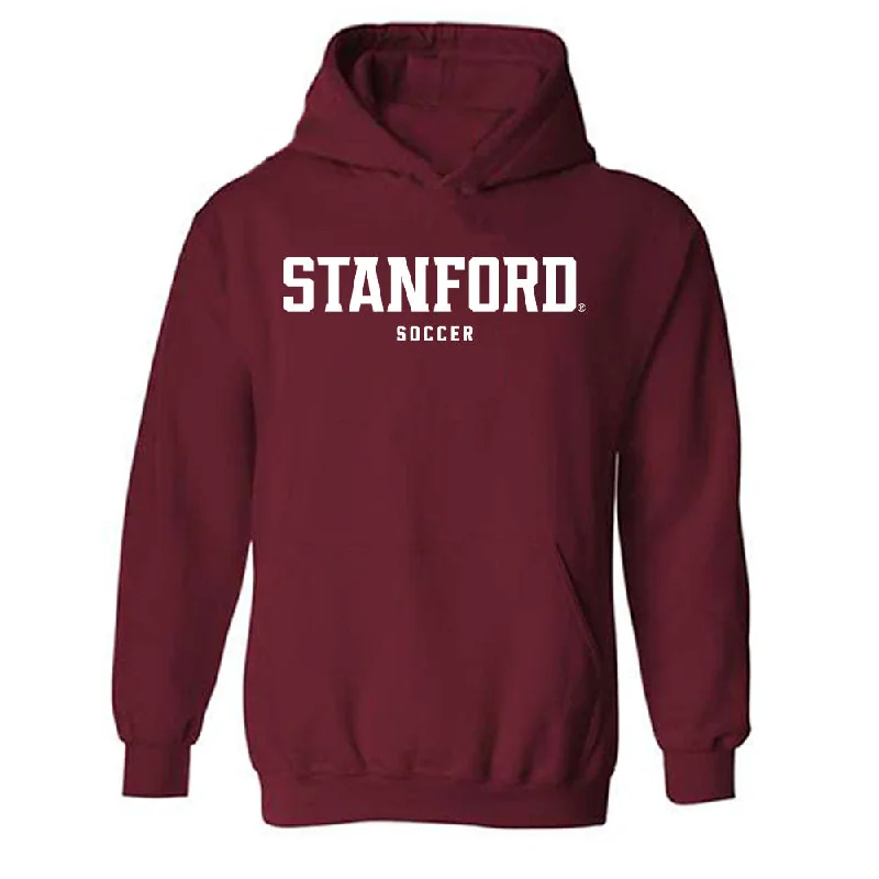 Stanford - NCAA Women's Soccer : Maryn Wolf - Classic Shersey Hooded Sweatshirt Hoodie with Elastic Waist Stretchable Comfortable