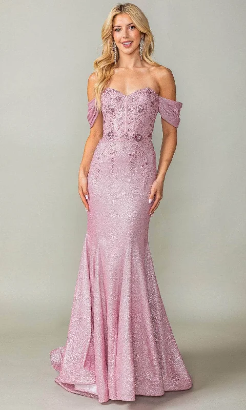 Dancing Queen 4362 - Embroidered Bodice Prom Dress A-Line Day Work