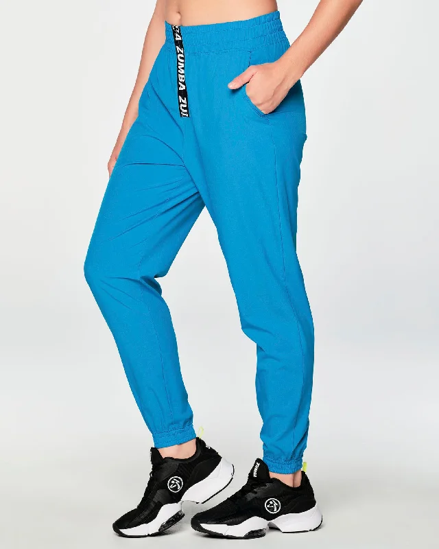 Fired Up Zip Front Track Pants Comfortable Cargo Pants