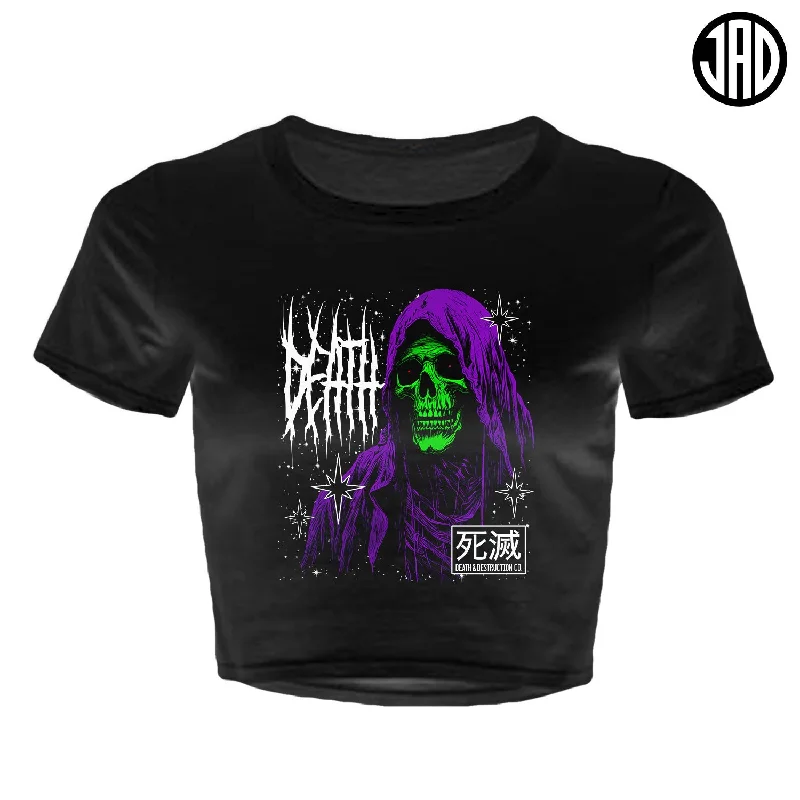 Death & Destruction - Women's Crop Top Casual Formal Business