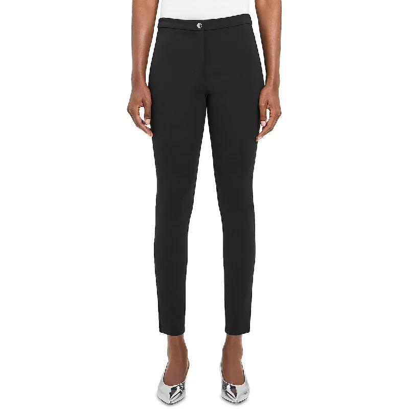 Womens Pleated Solid Ankle Pants Fashionable Sporty Pants