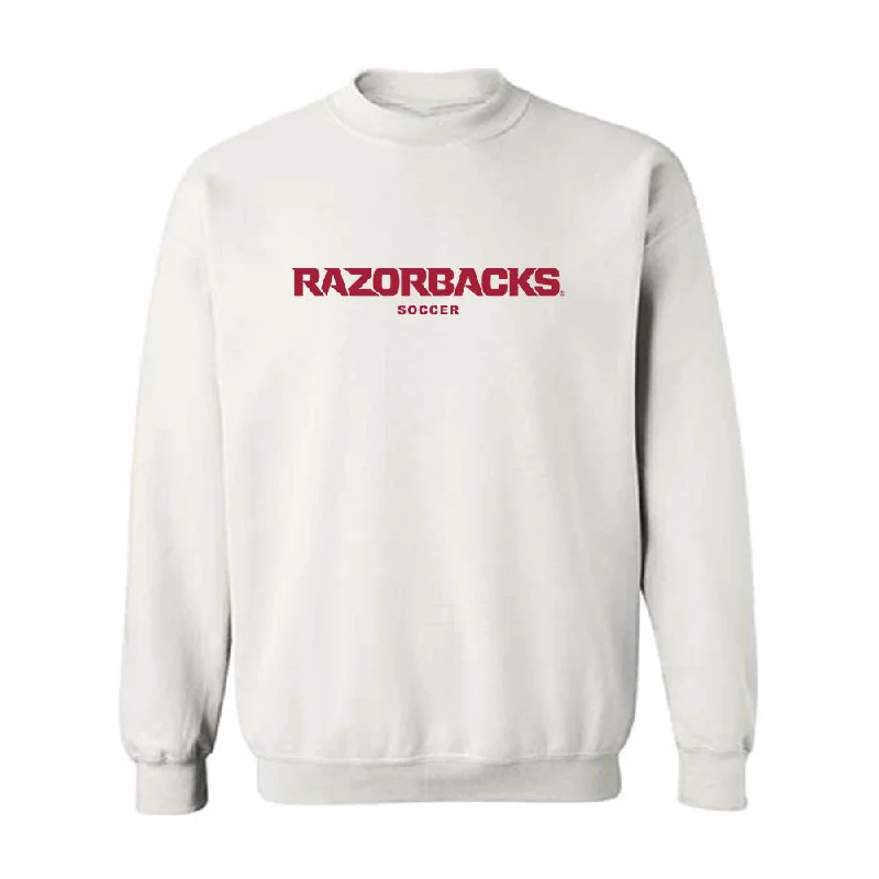 Arkansas - NCAA Women's Soccer : Ella Riley - Classic Shersey Crewneck Sweatshirt Hoodie with Velcro Closure Adjustable Secure
