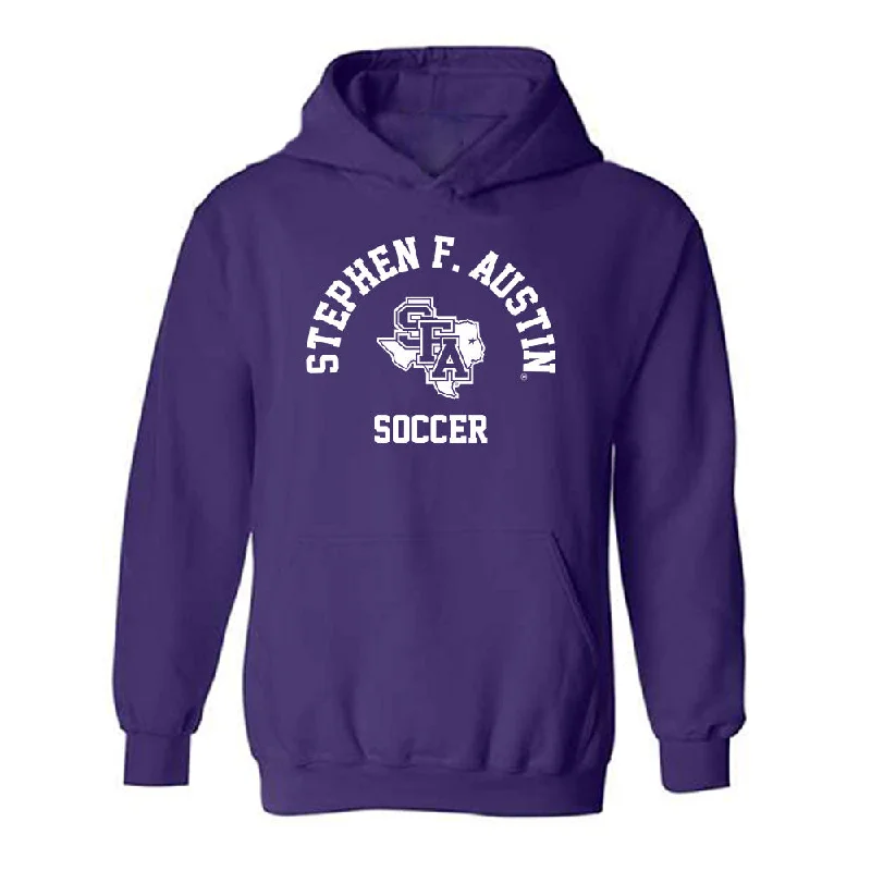 SFA - NCAA Women's Soccer : Ella Morgan - Classic Shersey Hooded Sweatshirt Oversized Hoodie Comfort Casual
