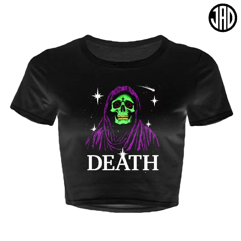 Death Cult - Women's Crop Top Layered Multi-layer Single Layer