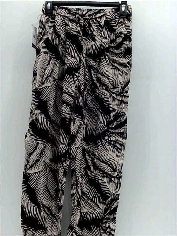 Volcom Womens STAY PALM PANTS Regular Pull On Pants Color Black Size X-Small Casual Plaid Pants