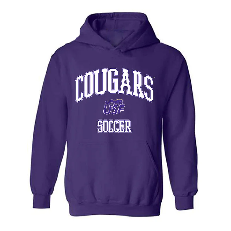 Sioux Falls - NCAA Women's Soccer : Gaby Drought - Classic Shersey Hooded Sweatshirt Hoodie with Set-In Sleeves Structured Classic
