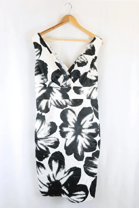Calvin Klein Black And White Dress 12 Tunics Essential wardrobe