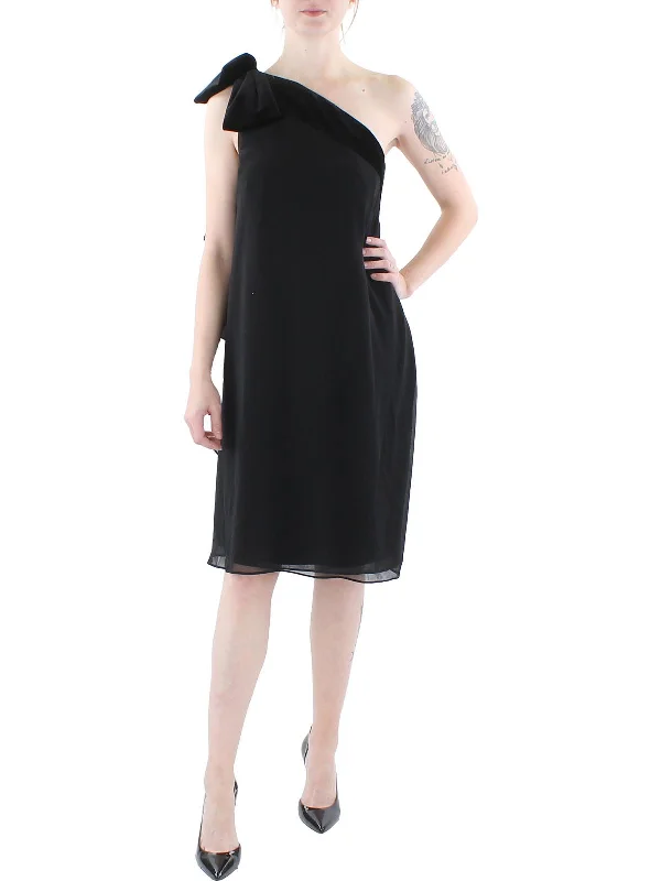 Womens Cocktail Party Mini Cocktail and Party Dress Crew Neckline Casual