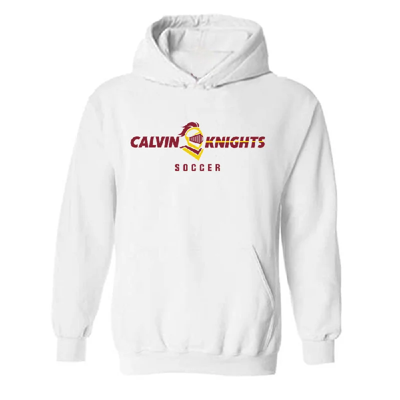 Calvin - NCAA Women's Soccer : Emma Shaffer - Hooded Sweatshirt Hoodie with Elastic Cuffs Stretchable Comfortable