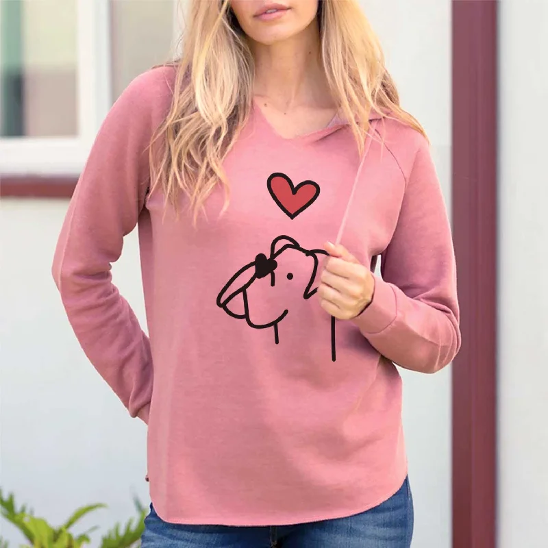 Love Always Boxer - Cali Wave Hooded Sweatshirt Hoodie with Embroidery Detailed Premium