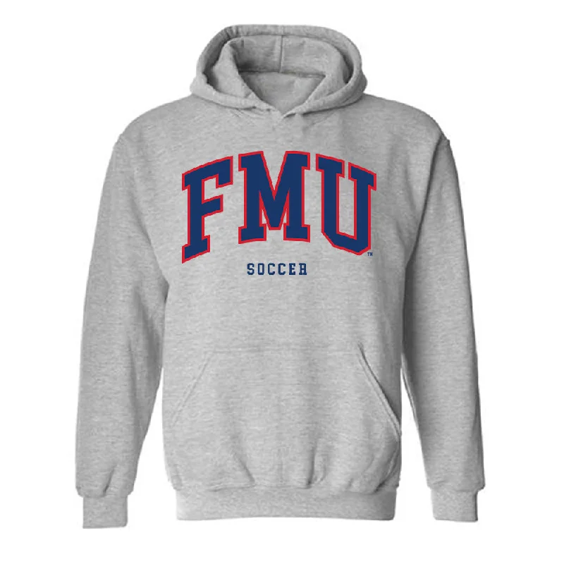 Francis Marion - NCAA Women's Soccer : Izzy Ashley - Hooded Sweatshirt Hoodie with Raglan Sleeves Sporty Comfortable