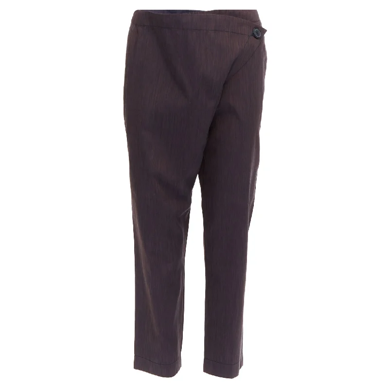 Vivienne Westwood Anglomania Asymmetric Foldover Harem Pants Elegant Dress Pants