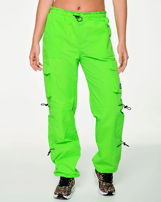 Zumba Glow Cargo Pants Trendy Palazzo Pants