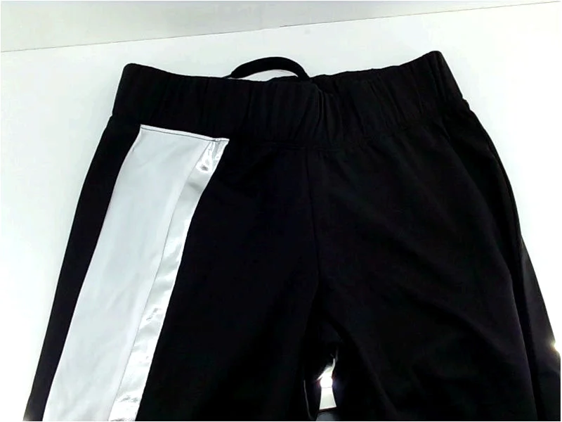 Augusta Sportswear Womens 7737 Regular Pull On Pants Color Black/white/metallic Silver Size Small Modern Skinny Pants
