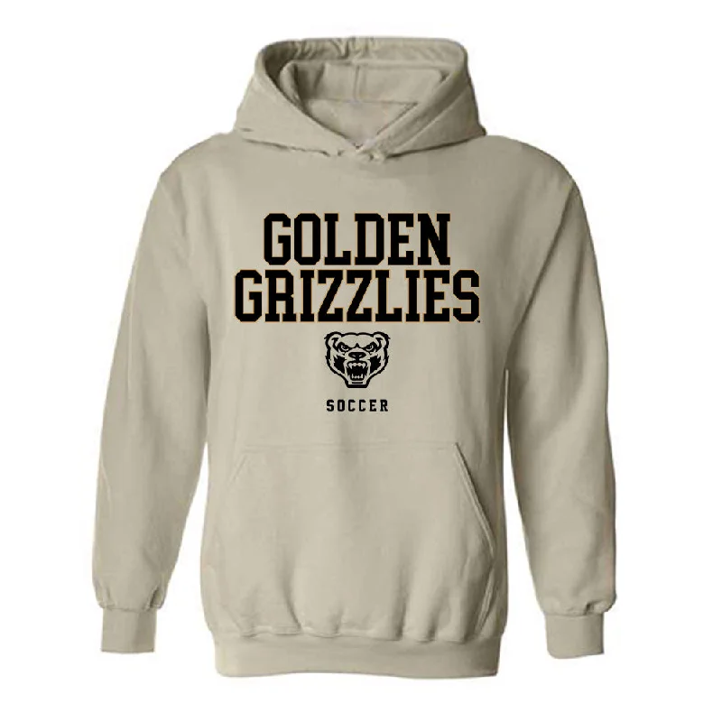 Oakland - NCAA Women's Soccer : Marina Downing - Classic Shersey Hooded Sweatshirt Hoodie with Lining Warm Insulated