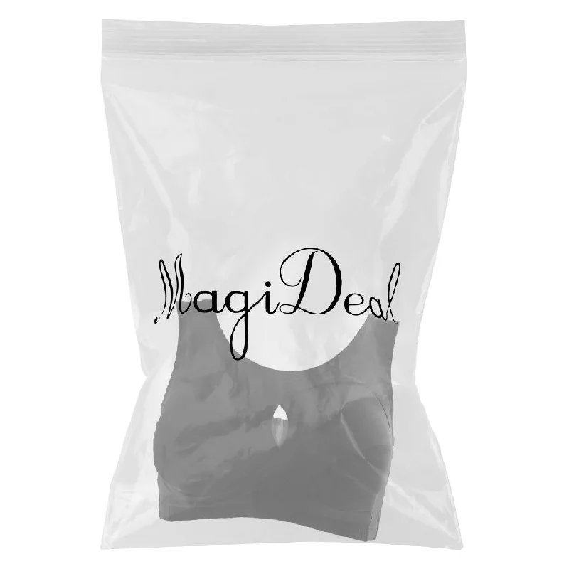 Maxbell Womens Seamless Sport Yoga Bra Crop Top Vest Wireless Bra Shapewear Black XL Hooded Caped Shawl Collar