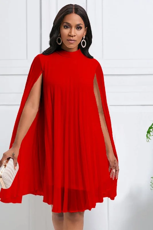 Cape Dress Plus Red or White Tunics Practical durable