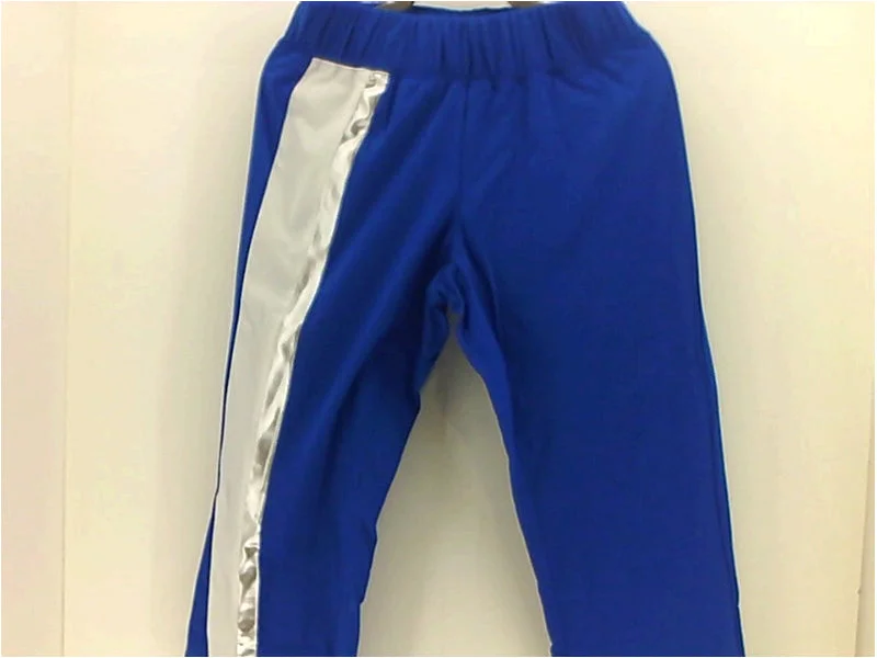 Augusta Womens Pants Regular Pull on Size Medium Blue Trendy Wide-Leg Pants