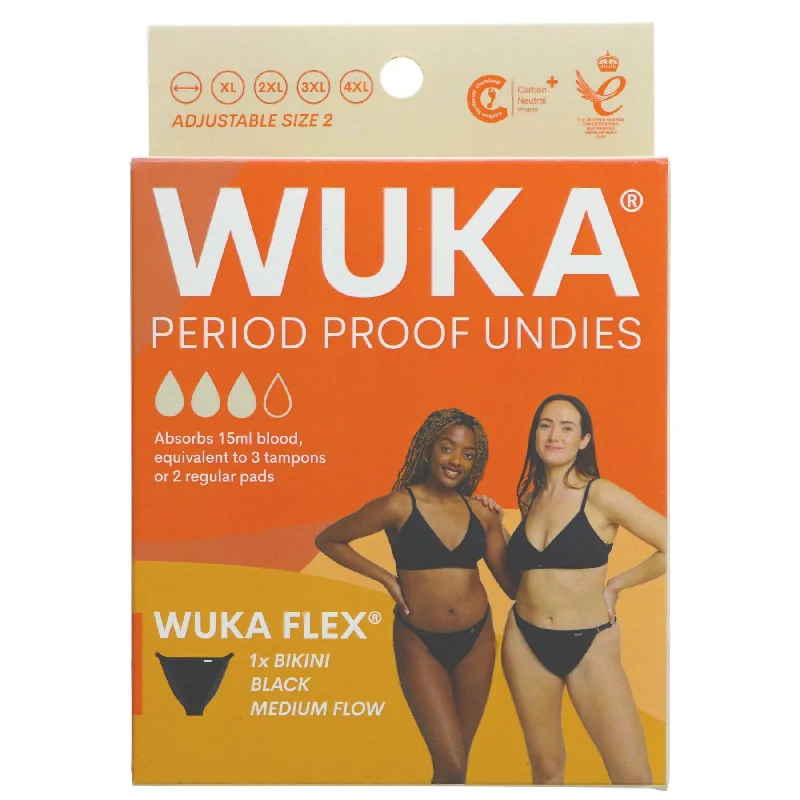 Wuka | Period Pant Medium Flow XL-4XL - Adjustable period pant | single Soft Wool Pants
