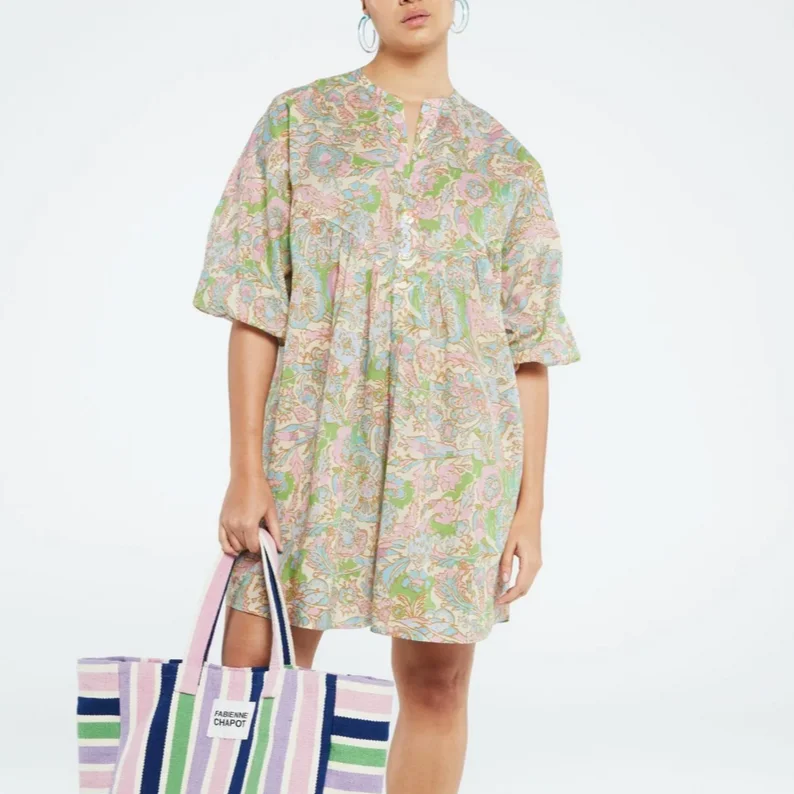 Dover Dress - Acapulco Pink Tunics Bridal satin