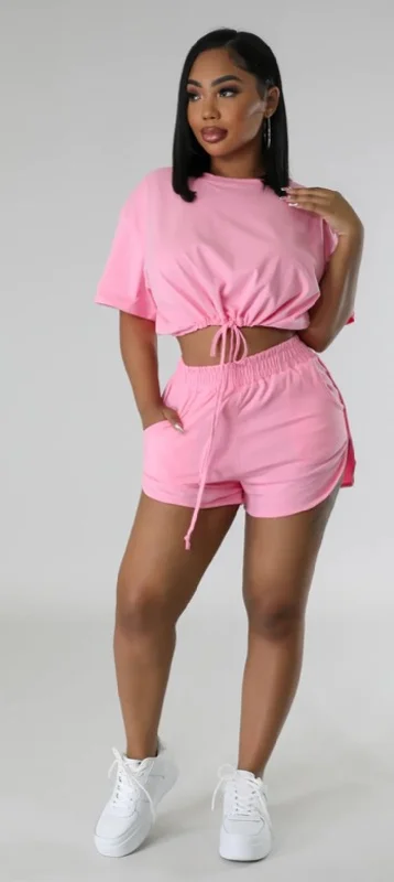 Millie Crop top set Collared Crew Neck Turtle Neck