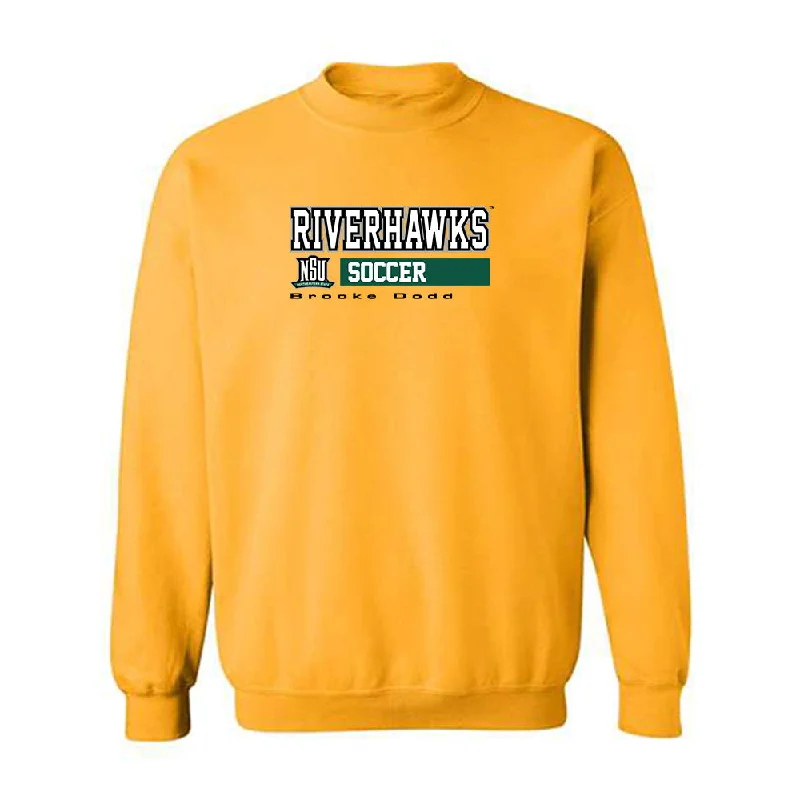 Northeastern State - NCAA Women's Soccer : Brooke Dodd - Classic Fashion Shersey Crewneck Sweatshirt Hoodie with Zipper Placket Modern Functional