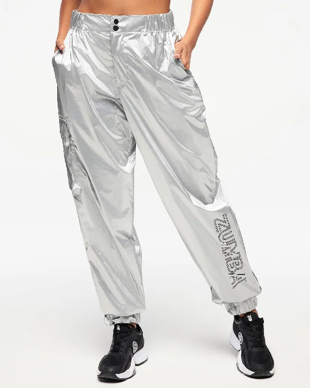 Zumba Runway Cargo Track Pants Relaxed Lounge Trousers