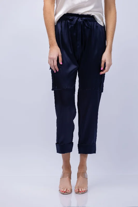 Cami NYC Carmen Cargo Pant in Navy Comfortable Jogging Pants