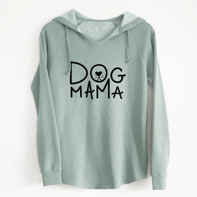 Dog Mama - Cali Wave Hooded Sweatshirt Hoodie with Cuffed Sleeves Snug Secure
