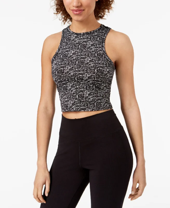 Material Girl Active Juniors Crop Top Spandex Blend Rayon Blend Denim Blend