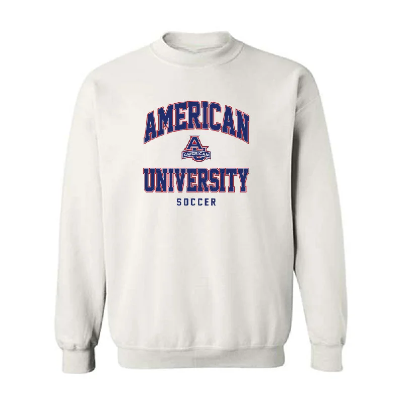 American - NCAA Women's Soccer : Lily Houngmany - Crewneck Sweatshirt Hoodie with Hem Drawcord Adjustable Customizable
