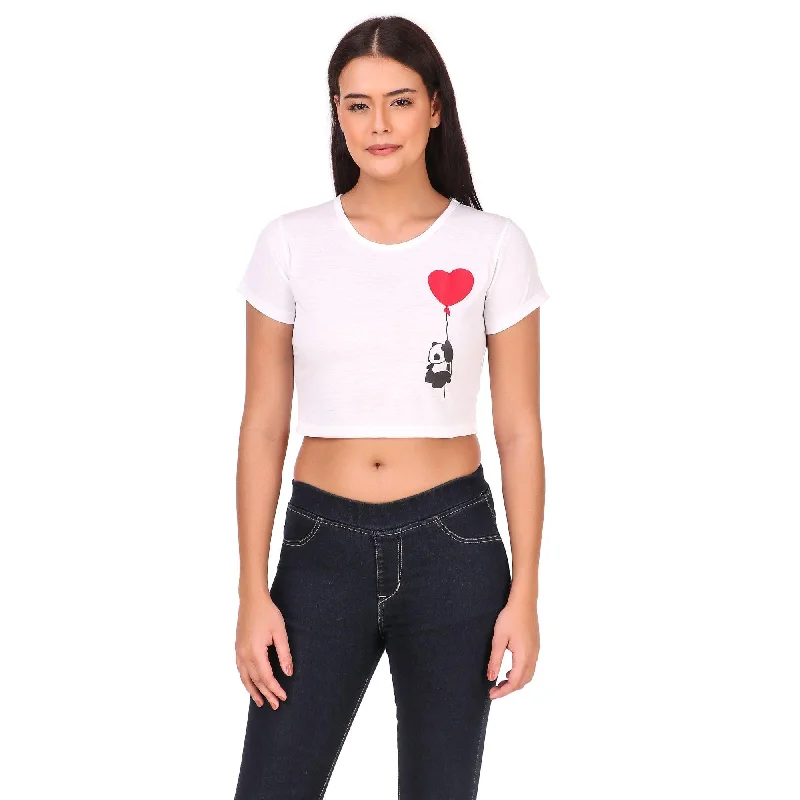 Women White Crop Top - NOZ2TOZ Satin Fabric Silk Fabric Chiffon Fabric