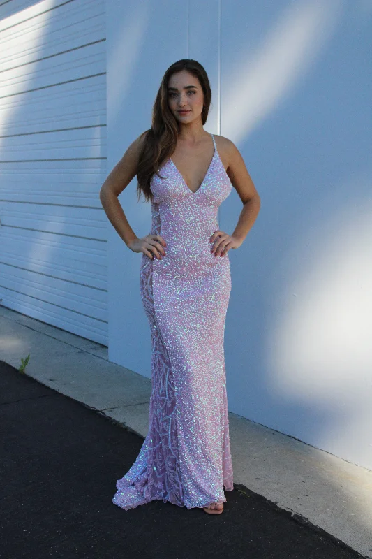 Aleta Couture 1121 Plunging Neckline Evening Dress Tunics Favorite customer